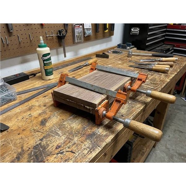 2 Bar Clamps with Wooden Handles