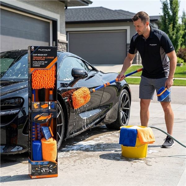 Platinum Series Car Wash Kit, 6 Piece