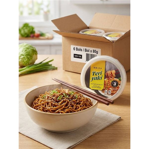 HO-YA Teriyaki Instant Noodles 6 x 80g