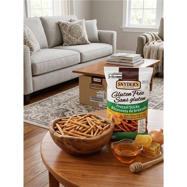 Snyder's Gluten Free Pretzel Sticks 12 x 220g