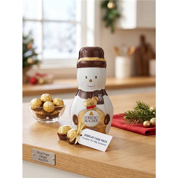 Ferrero Rocher Hollow Chocolate Snowman 18 x 90g