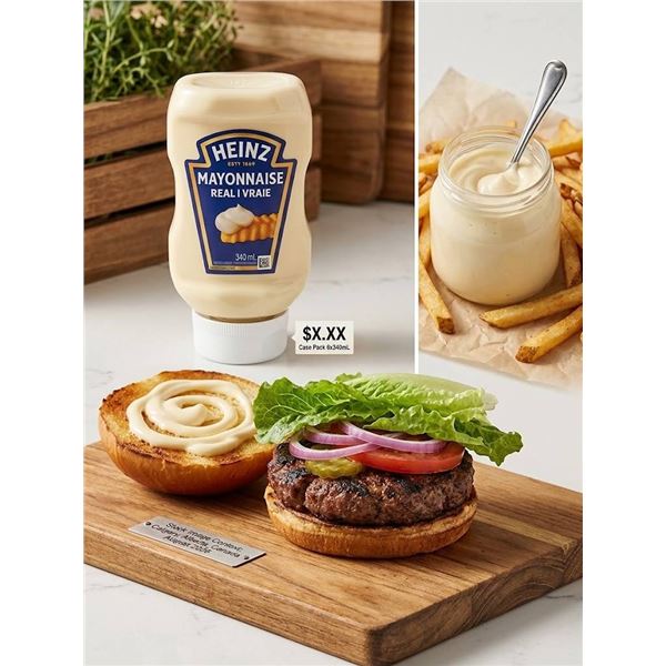 Heinz Mayonnaise 340 mL Squeeze Bottle