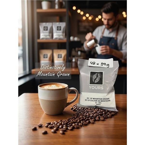 Distinctively Yours Mountain Grown Coffee 42 x 39g