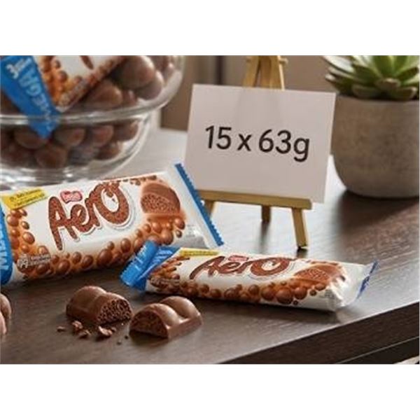 NestlÃ© Aero Mega Milk Chocolate Bars 15 x 63g