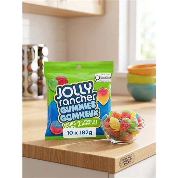Jolly Rancher Gummies Sours 182g, 10-Pack