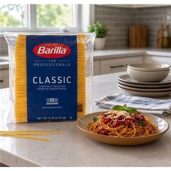 Barilla Classic Spaghetti for Professionals, 5 lb