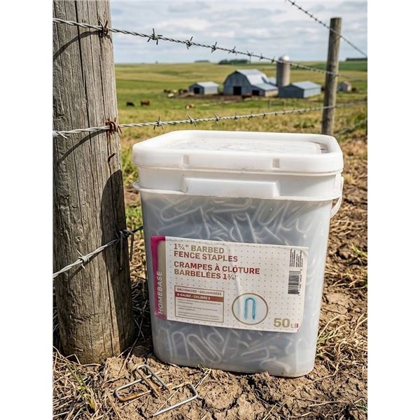 50 lb Homebase Barbed Fence Staples