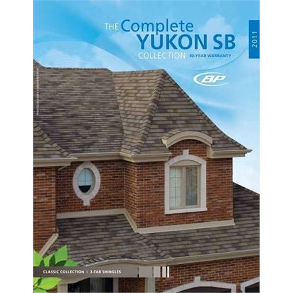 Pallet of 52 BP Yukon 3-Tab Roofing Shingles