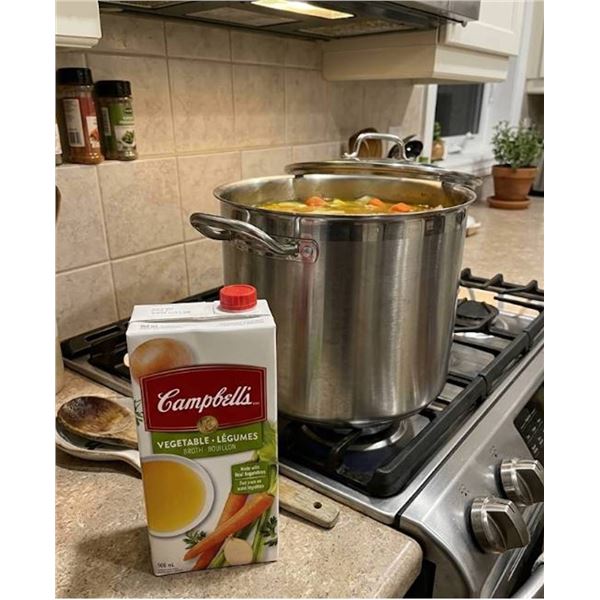Campbellâ€™s Vegetable Broth 12 x 900ml