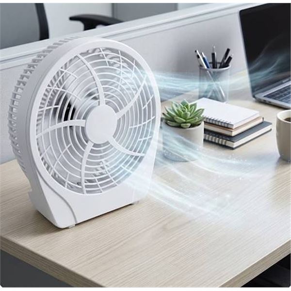 Cool Works 9" Desk Fan in Box