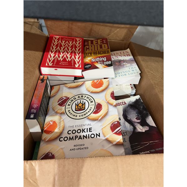 Box lot of Assorted books Aprox 30+ books per box