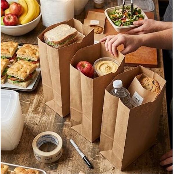 500 Crown Kraft No. 12 Grocery Bags