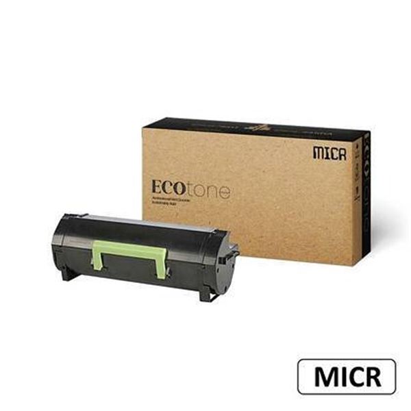 Lot of 8 - ECOTone 56F1000 Lexmark Toner Cartridge, Black, Yield: 6,000
