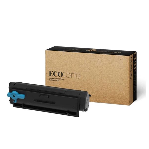 Lot of 8 - ECOTone B341X00-Lexmark Toner Cartridges, Black, Yield: 6,000