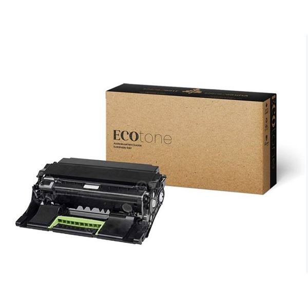 Lot of 4 - ECOTone 56F0Z00-Lexmark Toner Cartridges, Drum, Yield: