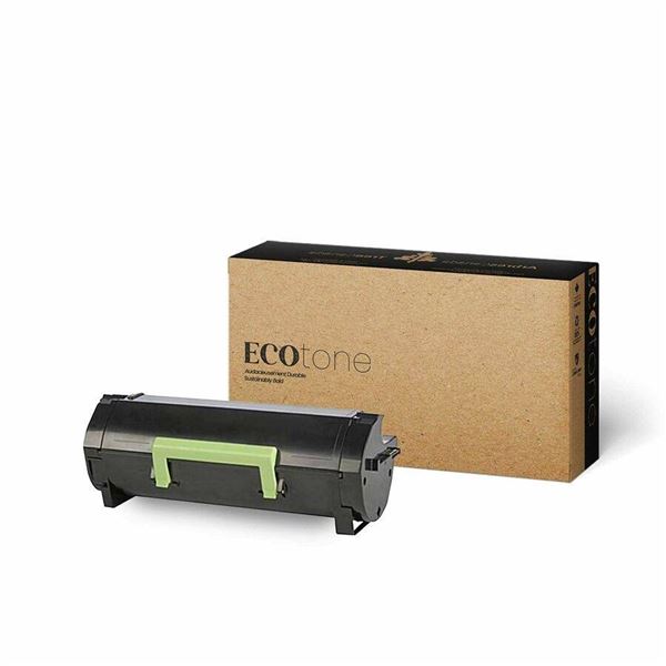 Lot of 16 -ECOTone 50F1U00-Lexmark Toner Cartridges, Black, Yield: 20,000