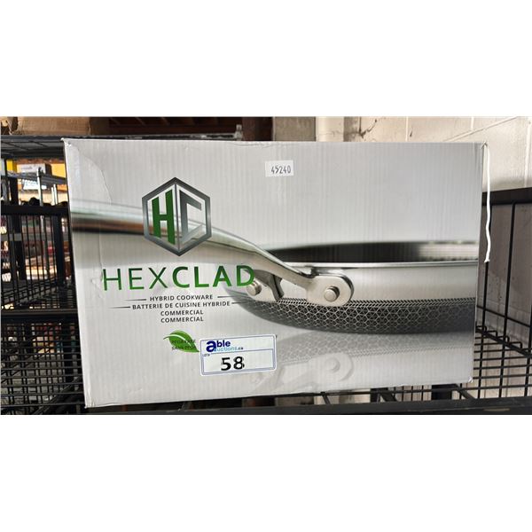 HEXCLAD PFOA FREE HYBRID COOKWARE SET: *UNKNOWN WORKING CONDITION/MAY BE MISSING PARTS & OR PIECES*