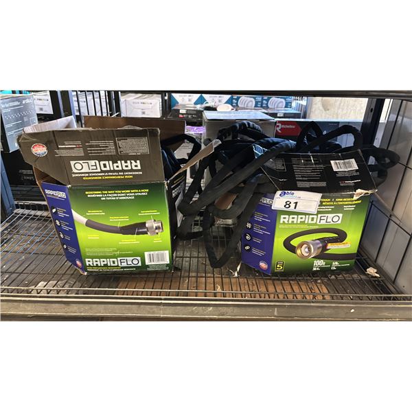 (2) RAPID FLO GARDEN HOSES