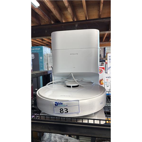 DREAME ROBOT VACUUM WITH CHARGING BASE