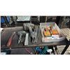 Image 1 : PNEUMATIC NAILERS, HAMMER TACKER & BOX OF ASSORTED NAILS