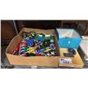 Image 2 : SHELF OF ASSORTED LEGO PIECES, PAPER CUTTER, DISNEY WOOD BLOCK PUZZLE & MORE