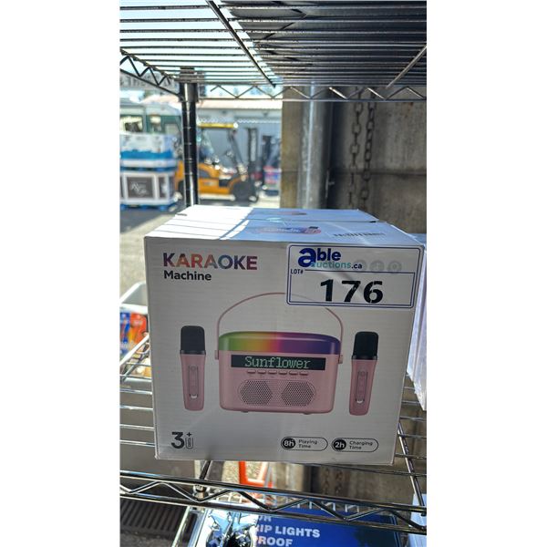 (2) *NEW IN BOX* KARAOKE MACHINE