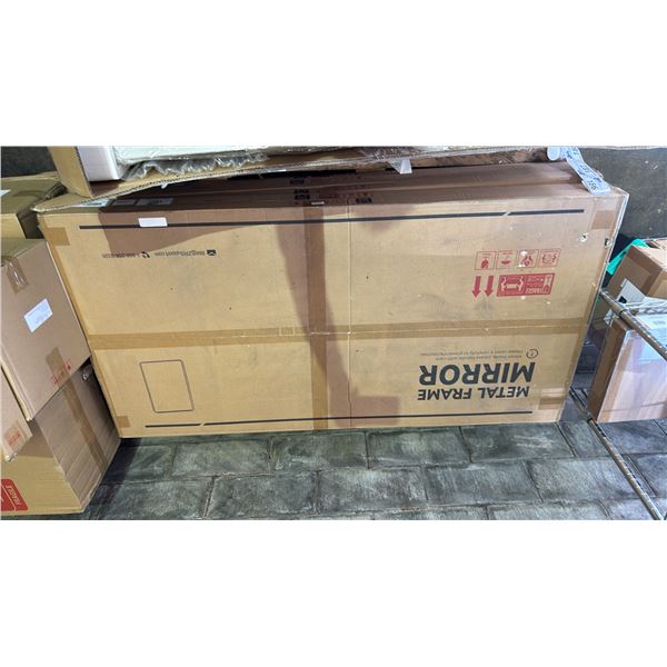 *NEW IN BOX* METAL FRAME MIRROR (60X30INCH)