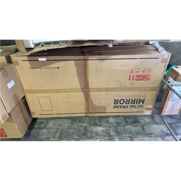 *NEW IN BOX* METAL FRAME MIRROR (60X30INCH)