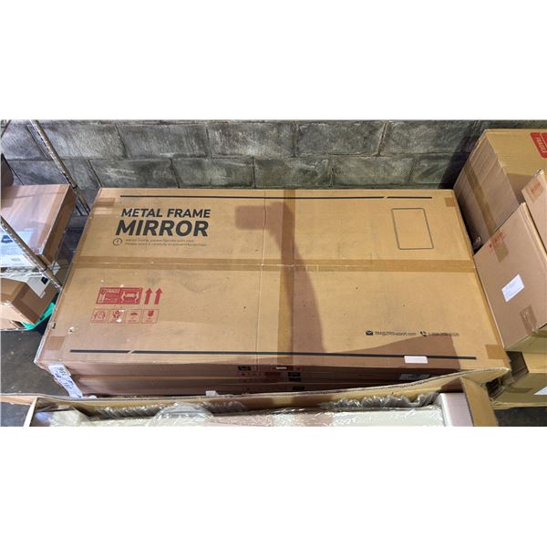 *NEW IN BOX* METAL FRAME MIRROR (60X30INCH)