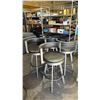 Image 2 : (4) AMISCO BROWSER SWIVEL COUNTER STOOLS