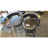 Image 4 : (4) AMISCO BROWSER SWIVEL COUNTER STOOLS