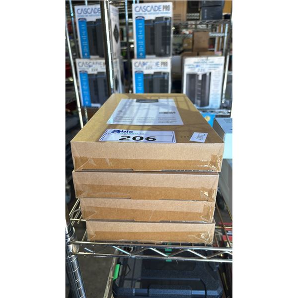 (4) *NEW IN BOX* AMAZON BASICS 12-OUTLET SURGE PROTECTOR , 8 FOOT CORD