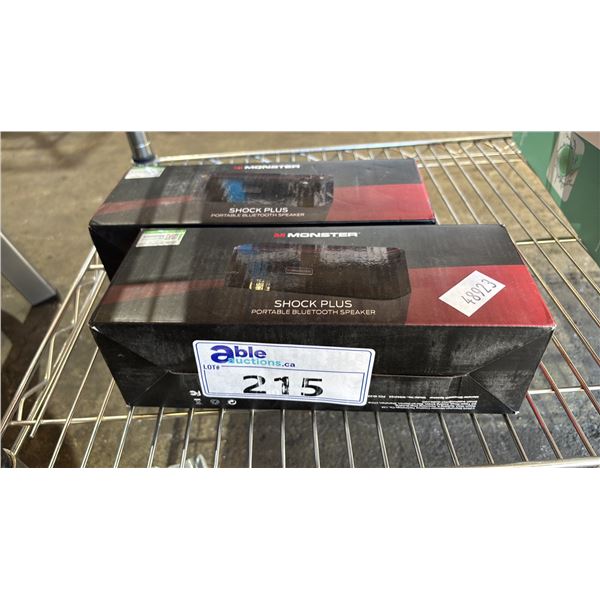 2 *NEW IN BOX* MONSTER PORTABLE SPEAKER