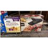 Image 3 : SHELF OF PLASTIC STORAGE BINS, MU VEGETABLE CHOPPER & FOOD PRODUCTS