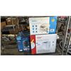 Image 1 : SHELF OF ASSORTED ITEMS INC. MASTER CHEF LARGE CAPACITY ICE MAKER, MIDEA HEATING NUT MILK MAKER AND