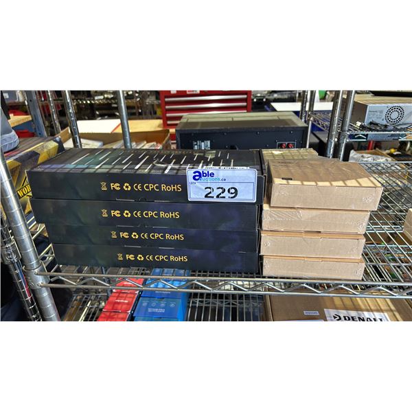 (4) BOXES OF MAGIC FLOATING CANDLES AND (10) BOXES OF ALBRILLO E12 LED BULBS