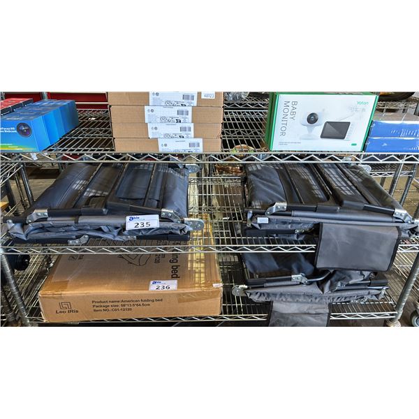 (2) NEW PORTABLE FOLDING BED