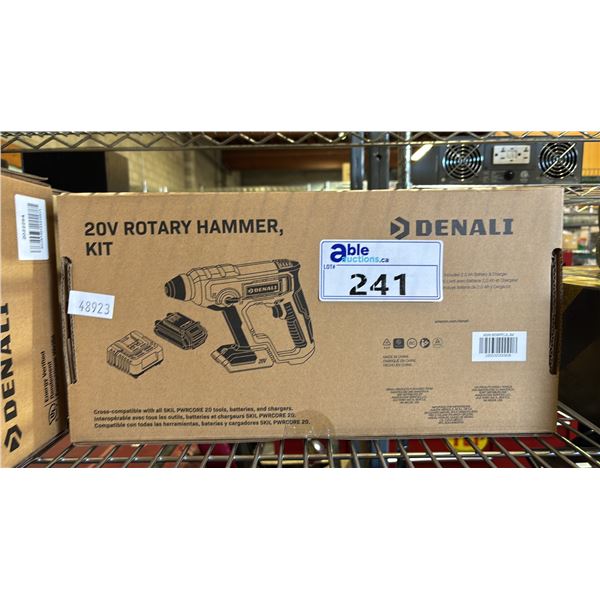 *NEW IN BOX* DENALI 20V ROTARY HAMMER KIT