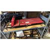 Image 1 : RED FOLDABLE MECHANIC CREEPER ( CUSHION DAMAGED)