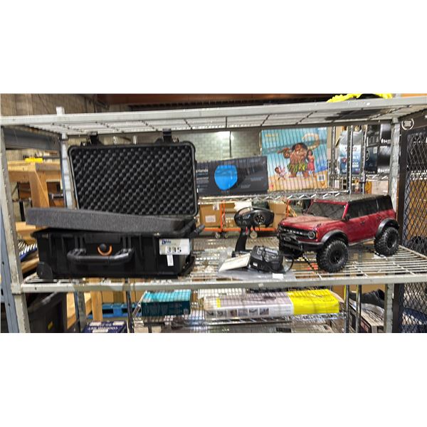 APACHE 5800 WEATHERPROOF ROLLING CASE, TRAXXAS RC BRONCO & MORE