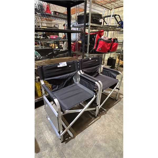 (2) FAULKNER FOLDING CHAIRE