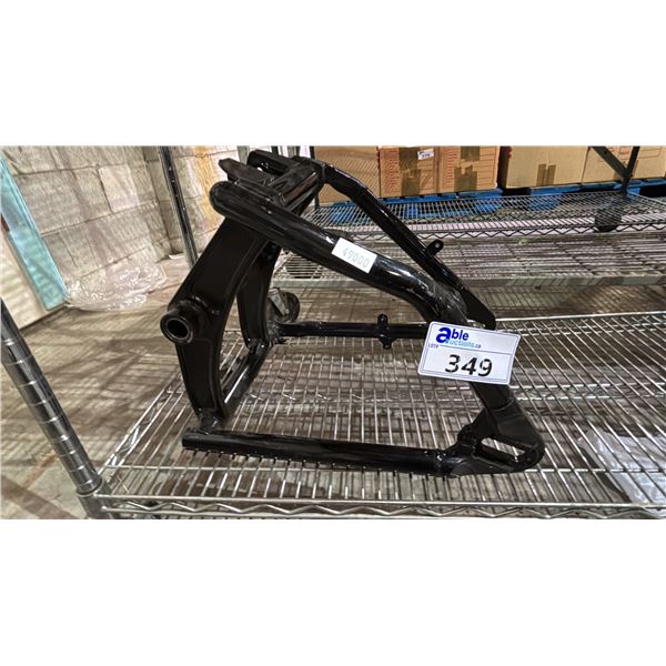 BLACK MOTORCYLE REAR SWINGARM