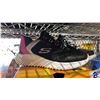 Image 2 : CHILD'S SIZE 12 SKETCHERS BLACK/PURPLE RUNNING SHOES