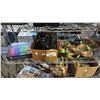 Image 1 : SHELF OF ASSORTED ITEMS INCLUDING OUTDOOR LED STRIP LIGHTS, DASH CAM AND MORE