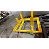 Image 3 : YELLOW HYDRAULIC MOTORCYCLE AND ATV JACK AND ROLLING ENGINE STAND