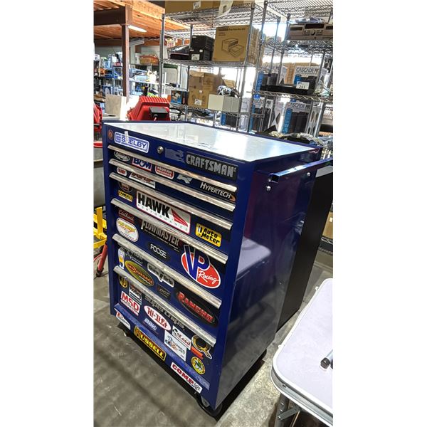 CRAFTSMEN BLUE ROLLING TOOL BOX -CONTENTS INCLUDED