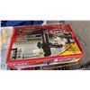 Image 4 : SHELF OF ASSORTED ITEMS INCLUDING TRIMAX ADJUSTABLE HITCH, BIENFANG GRIDDED PAPER , ROPE AND MORE