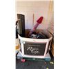 Image 1 : PALLET OF ASSTD. HOME GOODS: SHREDDER, FANS, PATIO UMBRELLA & MORE: *UNKNOWN WORKING CONDITION/MAY