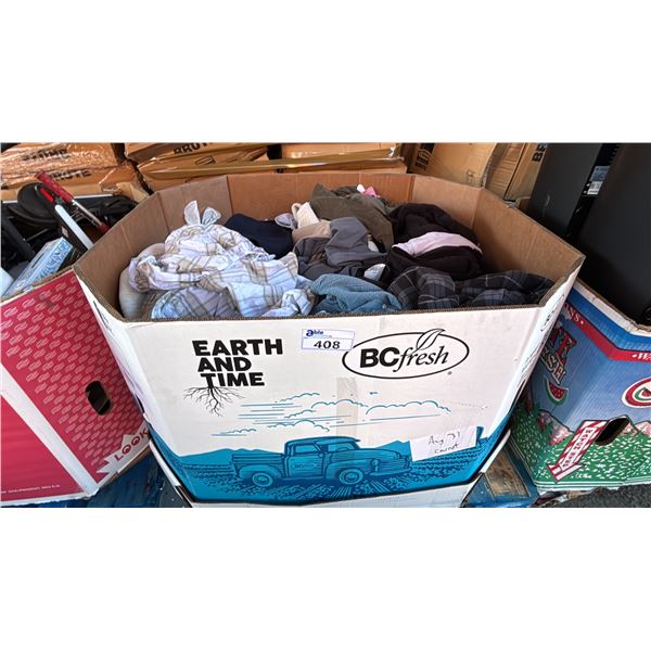 PALLET OF ASSORTED CLOTHING: *MUST TAKE ALL*