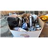 Image 1 : PALLET OF ASSTD. ITEMS: PORTABLE SPEAKER, WIRELESS EAR BUDS, RETRO GLOW BOOMBOX & MORE